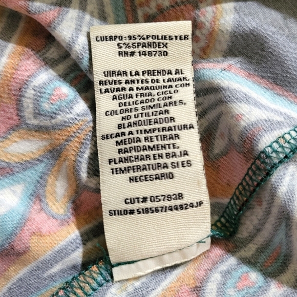 Maxi Dress with beaded waist,  peek-a-boo button back, sleeveless, New! Sz Lg - Picture 13 of 13